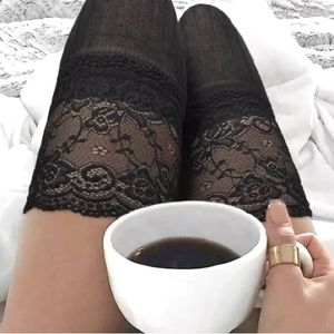 NEW Black Lace socks
